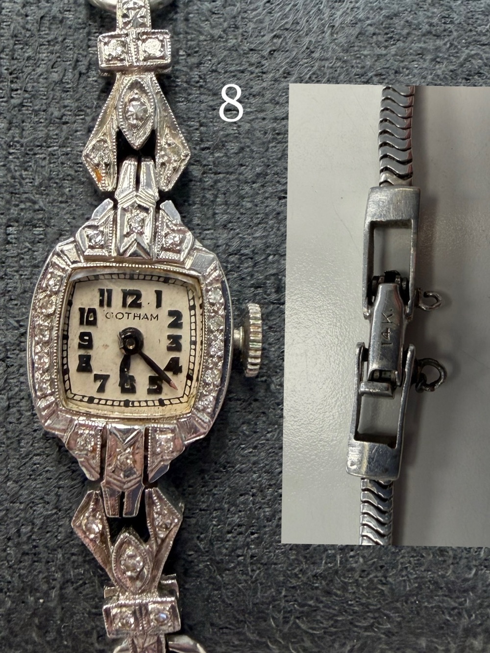 Vintage Gotham Diamond Cocktal Watch